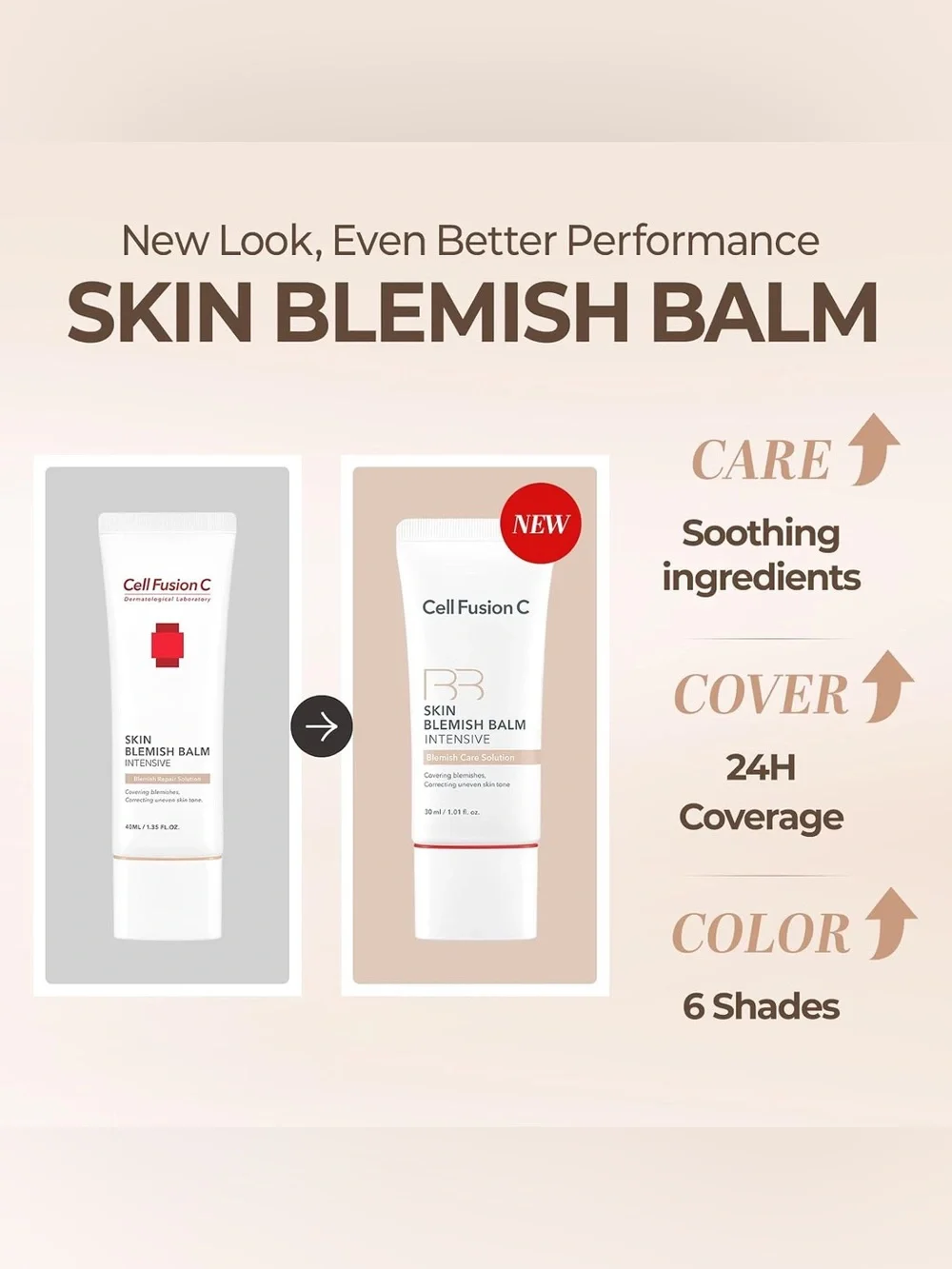 Cell Fusion C Hazel BB Skin Blemish Balm Intensive- hybrid, calming, K-beauty